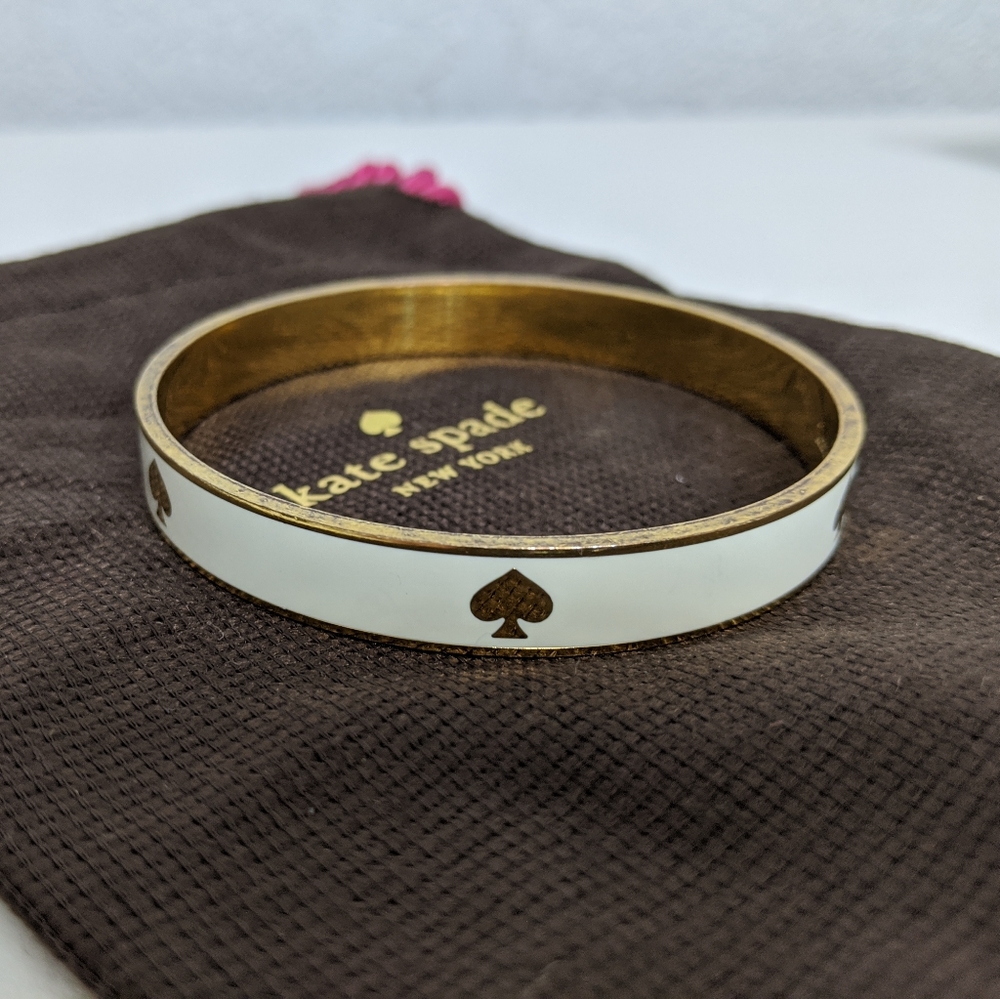 Kate Spade White Spade Bangle